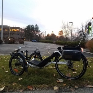 2016 Catrike Expedition recumbent White