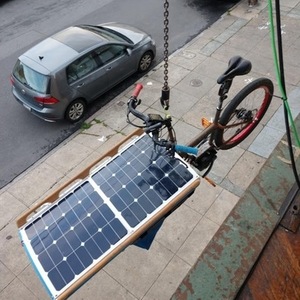 2019 Custom Built Solar Cargo Bike Blue