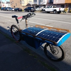 2019 Custom Built Solar Cargo Bike Blue