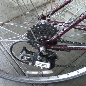 1992 Univega Chromoly  Red and Black