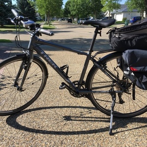 2014 Trek 7.6 FX Silver, gray or bare metal