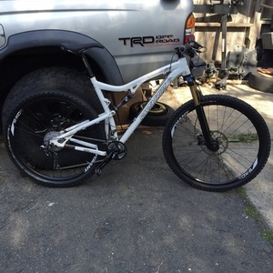 2013 Santa Cruz Tall boy AL White