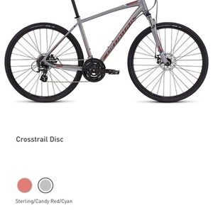 2016 Specialized Crosstrail Disc Silver, gray or bare metal