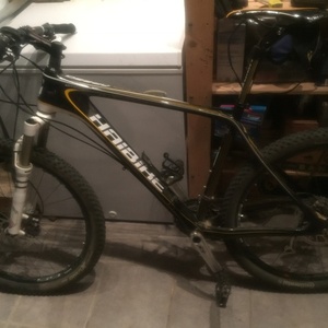 2015 Haibike Carbon mountain bike Black and Yellow or Gold