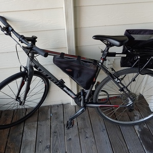 2015 Specialized Sirrus Elite Silver, gray or bare metal and Red