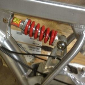 1998 Ziegler Lam downhill/mountain bike Silver, gray or bare metal