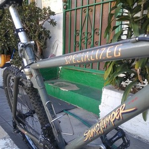1994 Specialized Stumpjumper FSR Green and Yellow or Gold
