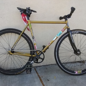 2009 Pake Limited Edition Track Frame Yellow or Gold and Black