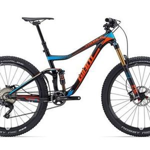 2017 Giant Trans Advance 1 Black, Orange, and Blue