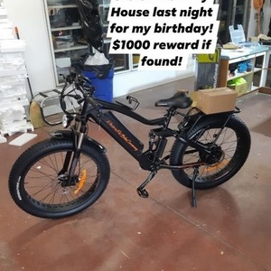 2019 Electric Fat Bike Company EFB 1000w Black