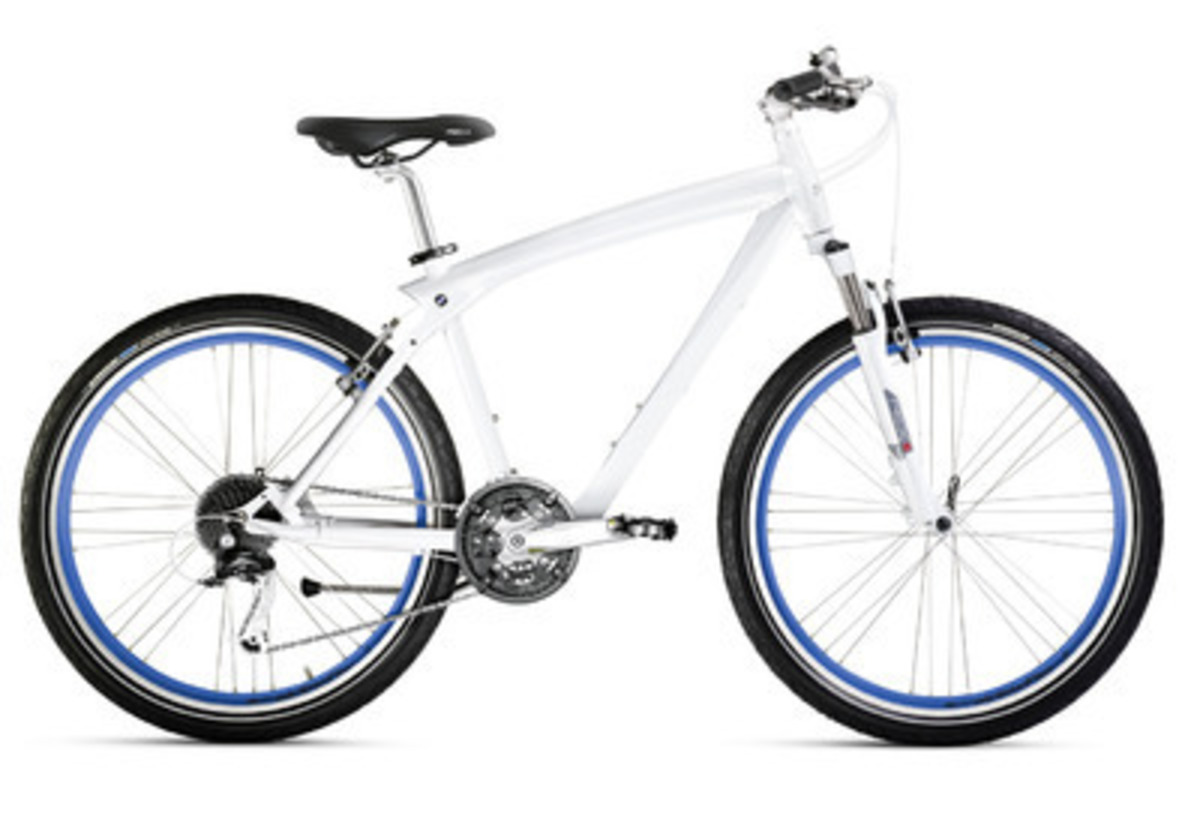 bmw cruise bike frozen blue