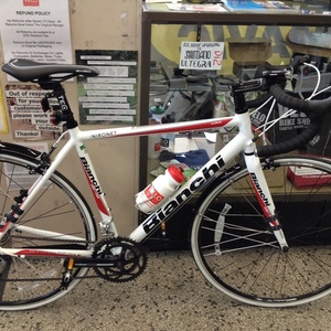 2013 Bianchi via nirone 2300  White, Red, and Black