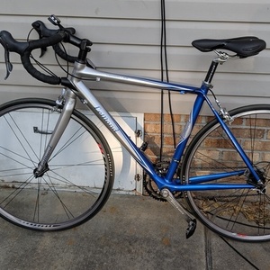 2007 LeMond Racing Cycles Versailles Blue and Silver, gray or bare metal