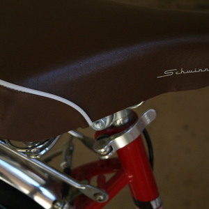 Schwinn Steel 16" rigid hybrid Red and White