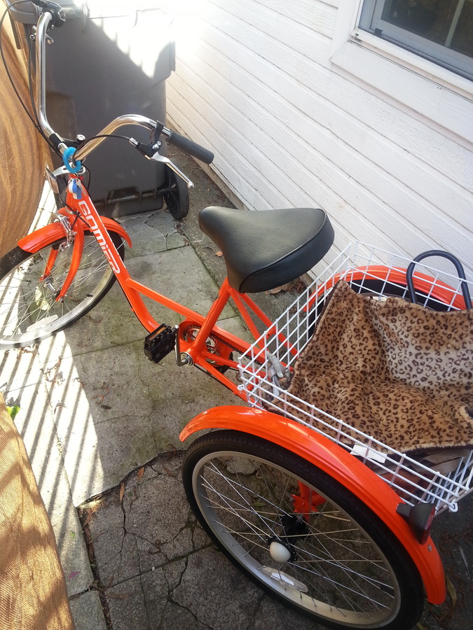 2014 Gomier Tricycle with Shimano 6speed Derailleur tricycle