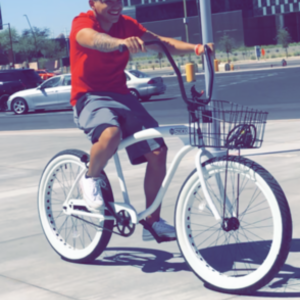2019 SIKK 29' fat tire beach cruiser White