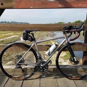 2015 Moots Cycles Vamoots DR Silver, gray or bare metal