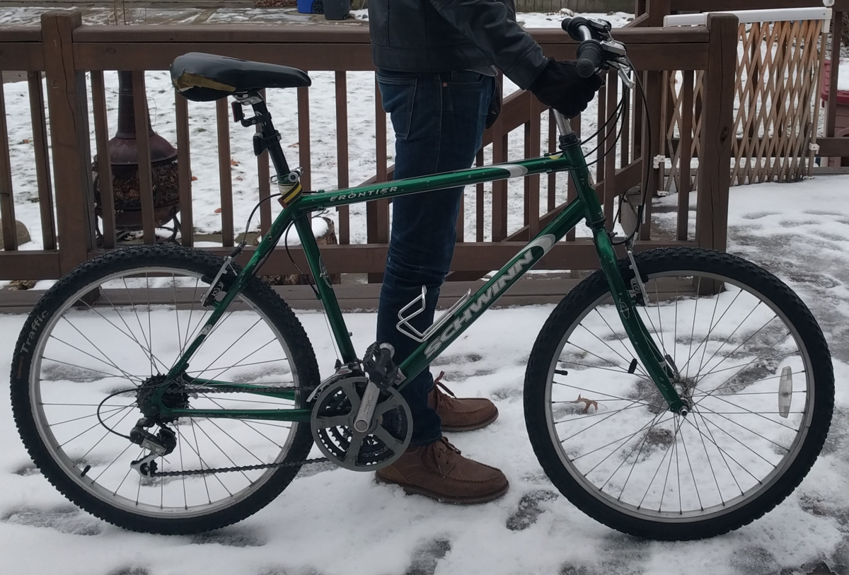 schwinn frontier men's bike