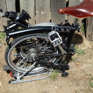 2014 Brompton Bicycle Folder  Black