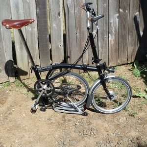 2014 Brompton Bicycle Folder  Black