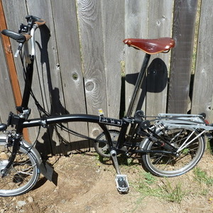2014 Brompton Bicycle Folder  Black