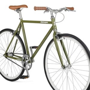 2019 Retrospec Harper Fixed Gear Green and Brown