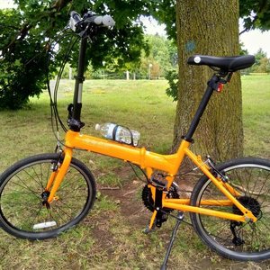 2018 Solorock 20" Folding Bike 2018 Orange