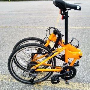 2018 Solorock 20" Folding Bike 2018 Orange