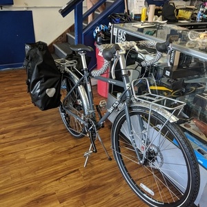 2019 Surly Disc trucker Silver, gray or bare metal