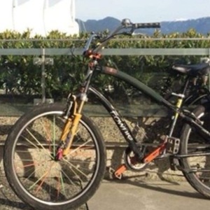 2013 Electra Townie 21D Black and Stickers tape or other cover-up