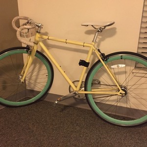 State Bicycle Co. Yellow or Gold and Teal