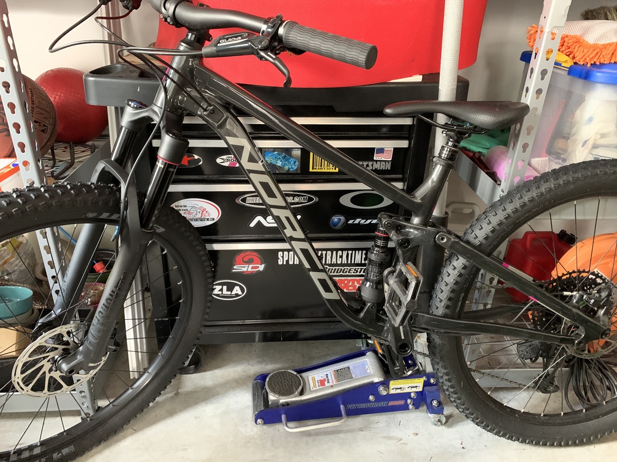 Norco Fluid FS+ 7.2, Red/black