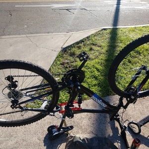 2019 Mongoose R415TG Black, Blue, and Red