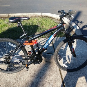 2019 Mongoose R415TG Black, Blue, and Red
