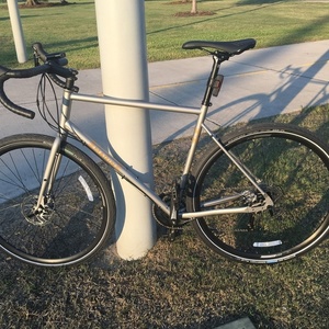 2019 Marin Bikes Nicasio Silver, gray or bare metal and Yellow or Gold