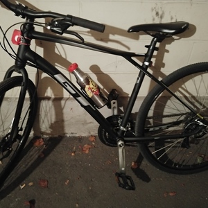 GT Bicycles Black and Silver, gray or bare metal