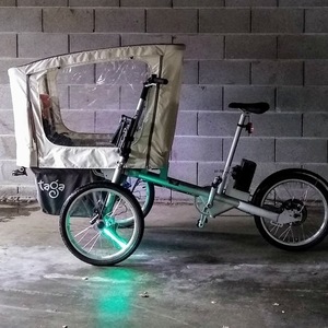 2018 Taga cargo bike (front storage) Silver, gray or bare metal