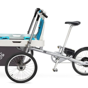 2018 Taga cargo bike (front storage) Silver, gray or bare metal