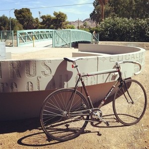 2009 Masi Speciale Fixed Ltd  Silver or Gray, Red, and Stickers tape or other cover-up
