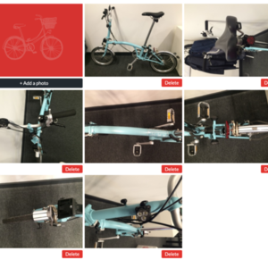 2016 Brompton Bicycle M3I Blue