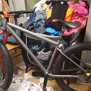 2016 Marin Bikes Paine mountain Silver, gray or bare metal and Orange