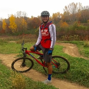 Raleigh Talus Red and Blue