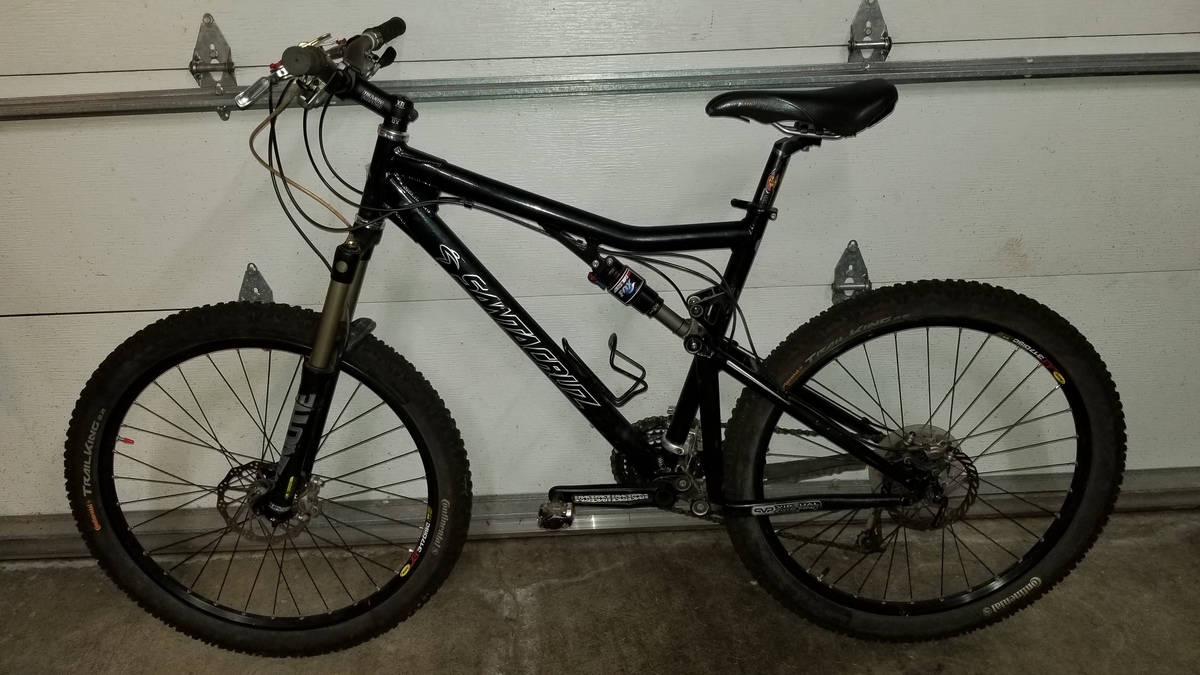 Cadre VTT Santa Cruz Blur XC 26" 2006 - Jaune - Taille S - Avec Fox/Hope
