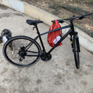 2018 Specialized Crosstrail Hybrid, Men’s Medium/Large Black and Silver, gray or bare metal