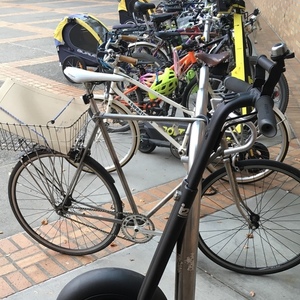 1982 Schwinn Traveller Silver, gray or bare metal