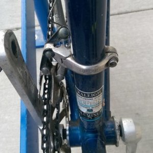 1985 Raleigh Tecnium II 440 Blue and Pink