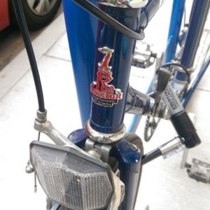 1985 Raleigh Tecnium II 440 Blue and Pink