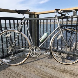 1986 Trek Elance 310 Silver, gray or bare metal
