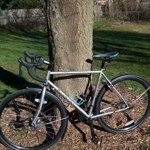 2017 Bianchi Volpe Disc Silver, gray or bare metal