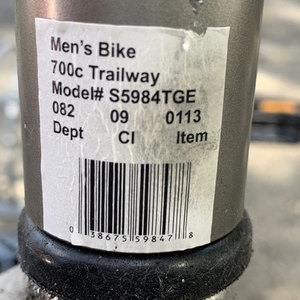 Schwinn Silver, gray or bare metal